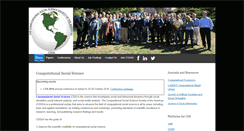Desktop Screenshot of computationalsocialscience.org